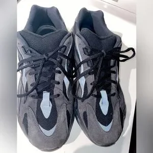 YEEZY BOOST 700 V2 BLACK SUEDE REFLECTIVE 100% AUTHENTIC MENS US 12 Yeezy | Shoes | Yeezy Boost 70 V2 Black Suede Reflective 00  main image 3
